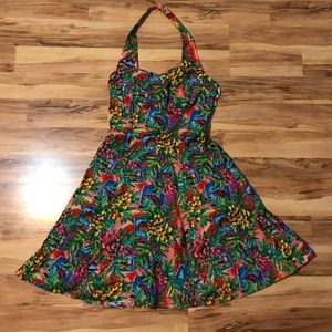 Pin up style Hawaiian Dress Hilo Hattie